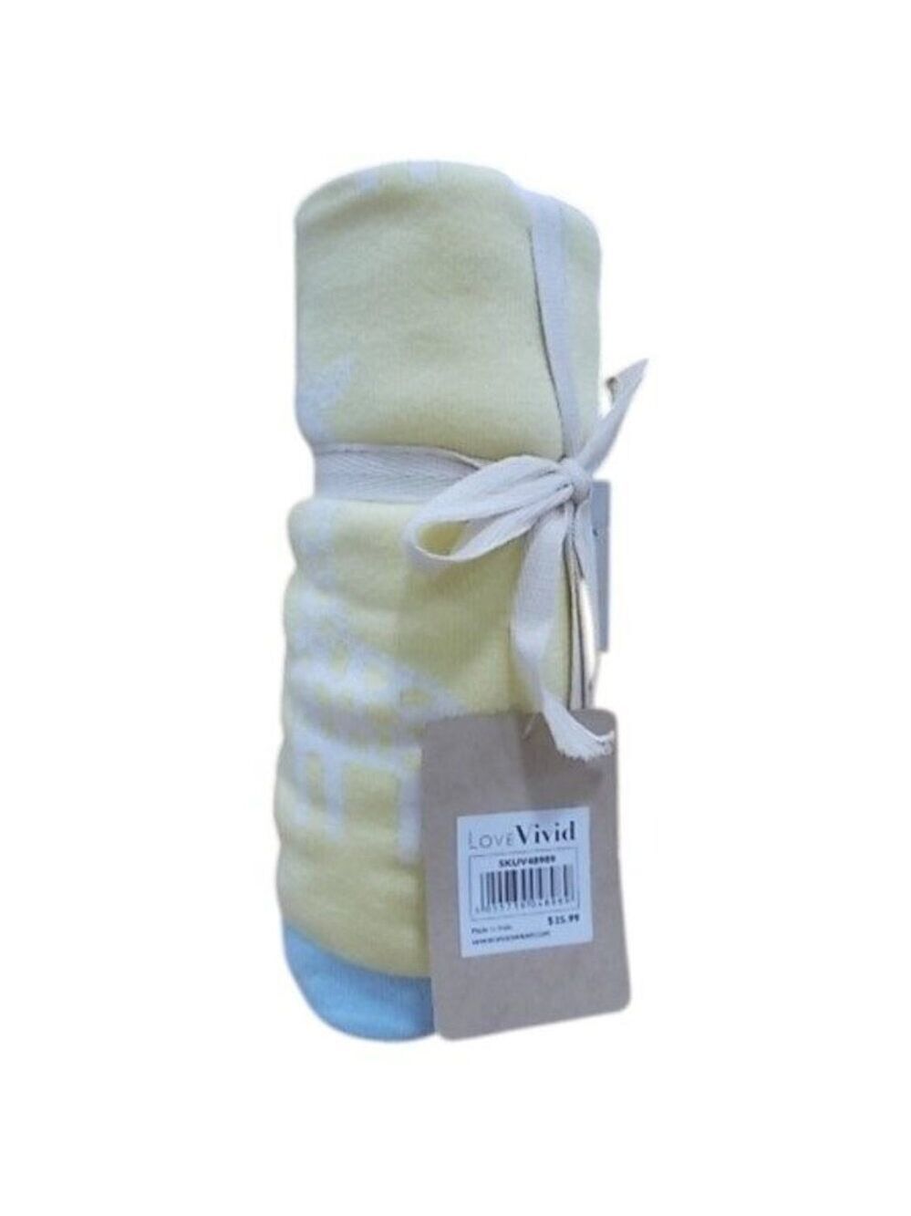 LOVE VIVID REVERSIBLE BABY BLANKETS 31"X39"